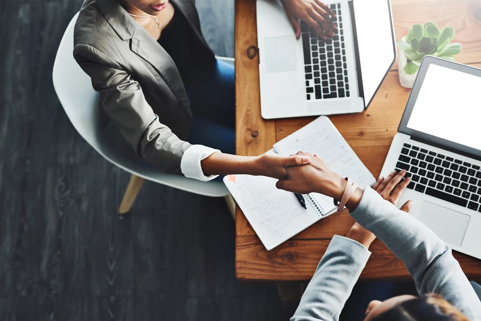 Mortgage professional speaking with a client